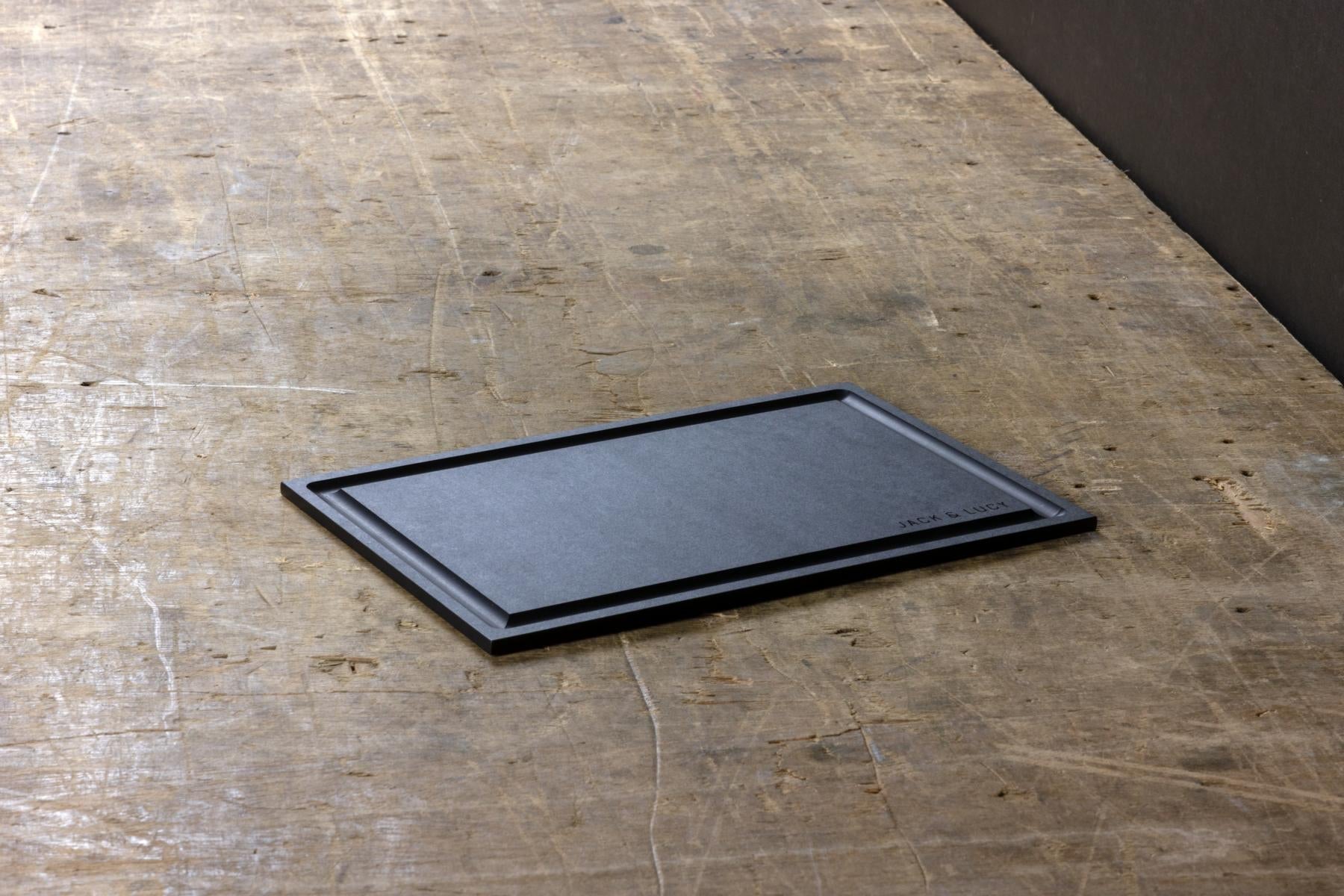 Allblack 30/20 R, Schneidebrett mit Saftrille aus Papierfaser