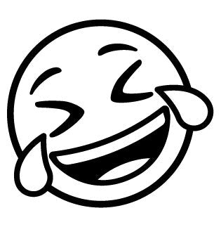 Rollt vor Lachen