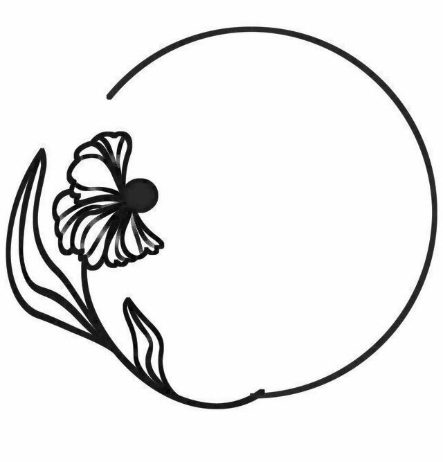 Kranz Mohn einzeln